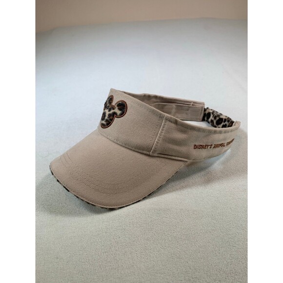 Disney Parks Animal Kingdom Animal Cheetah Print Mickey Visor Hat Cap Adult Size - Picture 4 of 8